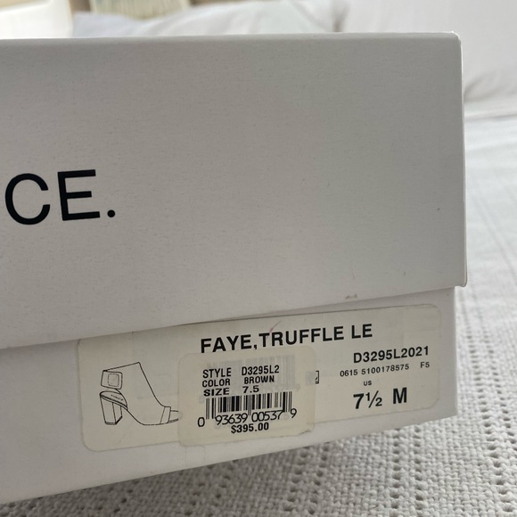 Vince Faye Truffle Heeled Booties - size 7.5 - Picture 4 of 11